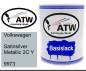 Preview: Volkswagen, Satinsilver Metallic 2C Y, 9973: 1L Lackdose, von ATW Autoteile West.